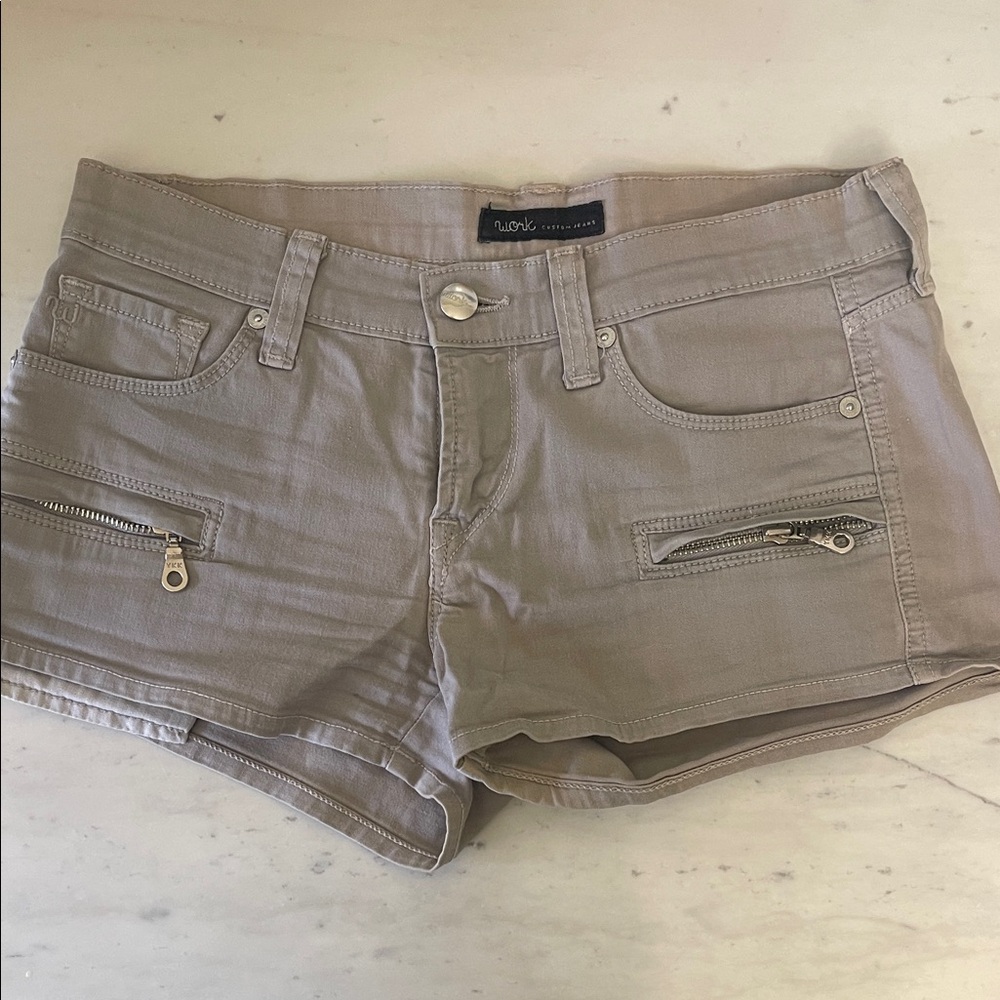 Work Custom Jeans -  Women's Casual Gray Shorts